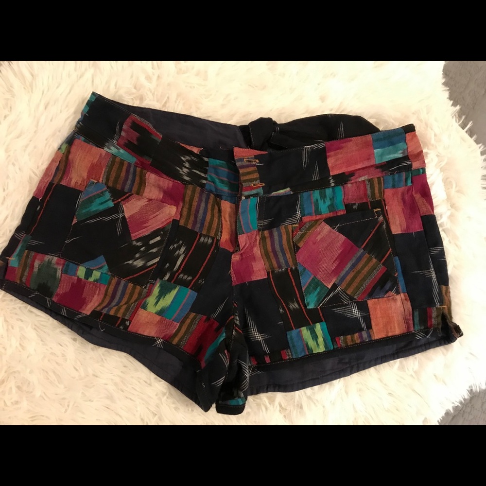Free People Patchwork shorts